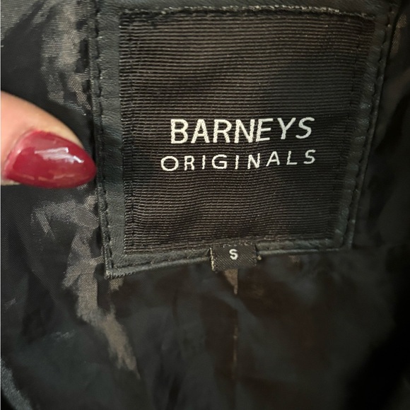 Barneys New York Black Leather Jacket - Picture 6 of 9